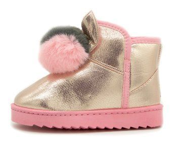 Уггі для дівчинки Леопард Рожевий (D2-3 pink (36 (22,5 см)))