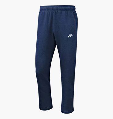 Брюки мужские Nike на флисе Sportswear Club Pant Oh Bb Blue Голубой (BV2707-410 blue lav25 (XS)