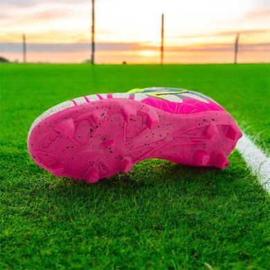 Бутсы для детей by Soccer's Белый с розовыми вставками (KRA024J white-pink (36 (23 см))