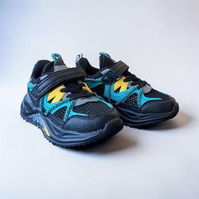 Текстильные кроссовки Bessky для мальчика Черный 27 (17,5 см) (B718 black-blue)