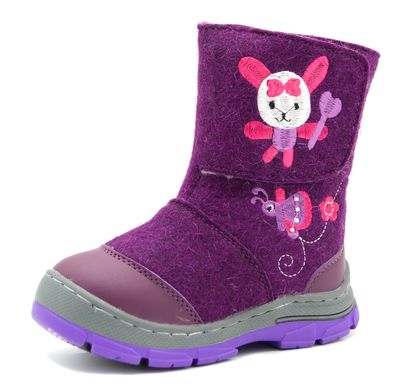 Валянки для дівчаток Alemy Kids Бородовой-Фіолетовий (TY626 bordo-purple (32 (19,5 см))