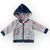 Худи с капюшоном на микрофлисе для мальчика Piazza Italia Бело-синий (PIT1501 149 white-blue (3-6 мес (62 см))