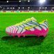 Бутсы для детей by Soccer's Белый с розовыми вставками (KRA024J white-pink (36 (23 см))