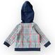 Худи с капюшоном на микрофлисе для мальчика Piazza Italia Бело-синий (PIT1501 149 white-blue (3-6 мес (62 см))