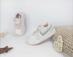 Кросівки для дівчинки Леопард Біло-Рожевий (AB17 white-pink (24 (14,5 см))