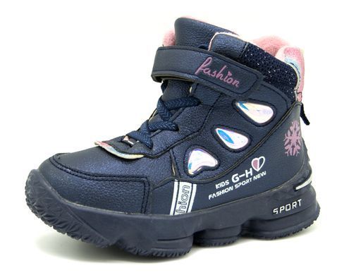 Черевики для дівчаток Alemy Kids Темно-синій (HYL2831C d-blue (32 (20 см))