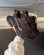 Кроссовки в стиле Balenciaga кожаные Женские Hoseily Коричневый 41 (26 см) Код: F7299 brown