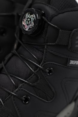 Черевики з крутилкою BOA для хлопчика Kimboo Чорний (p24170 black (32 (21 см))