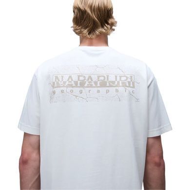 Футболка Napapijri S-Albula Чоловіча Біла (Napa Albula white lav25 (S)