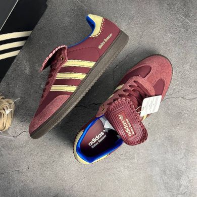 Кросівки жіночі ADIDAS SAMBA PONY TONAL WALES BONNER CORE BORDO Бордовий (IE0578 bordo (41 1/3 (26 см))