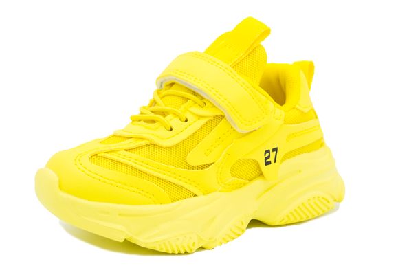 Кросівки для дівчаток KIMBO Жовтий (YF2154-2H yell (26 (16,2 см))