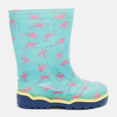 Гумові чоботи для дівчинки Літма Блакитний з рожевим (CH-13 blue-pink (26 (16,8 см))