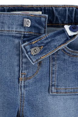 Комплект 2в1 Levi's для дівчинки: лонгслів та джинси Біло-синій (986 set pvu white (62 (3m))