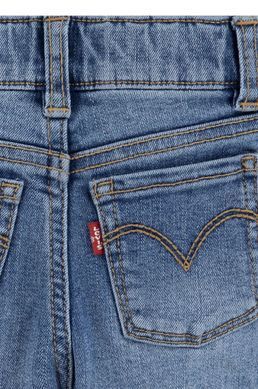 Комплект 2в1 Levi's для дівчинки: лонгслів та джинси Біло-синій (986 set pvu white (62 (3m))