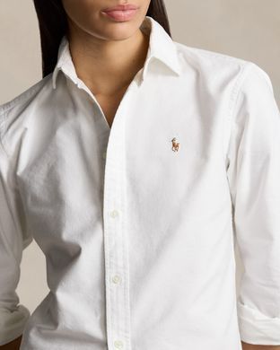 Сорочка Polo Ralph Lauren оксфорд вузького крою Білий (PRL 413381 white lav25 (160/88A)
