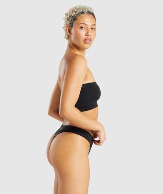 Кроп-топ женский Gymshark Черный (GLUW4528-BK black (S (36))