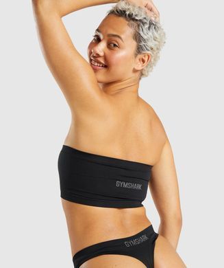 Кроп-топ женский Gymshark Черный (GLUW4528-BK black (S (36))