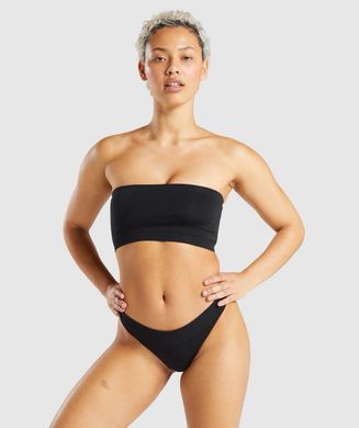 Кроп-топ женский Gymshark Черный (GLUW4528-BK black (S (36))