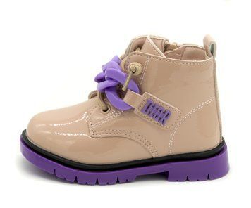Демі для дівчаток GFB Бежево-Фіолетовий (K1140-4 beige-purple (25 (16 см))
