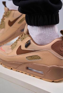 Кроссовки Nike Air Max 90 Сordura Surplus No brand Унисекс Коричневый 36 (23,5 см) (b838-5 brown)