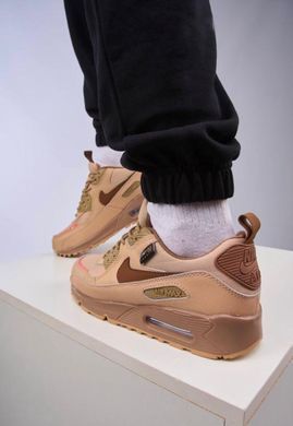 Кроссовки Nike Air Max 90 Сordura Surplus No brand Унисекс Коричневый 36 (23,5 см) (b838-5 brown)