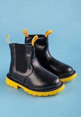 Демісезонні черевики для дівчинки BBT Kids Чорно-Жовтий (R5860 black-yell (29 (17,3 см))