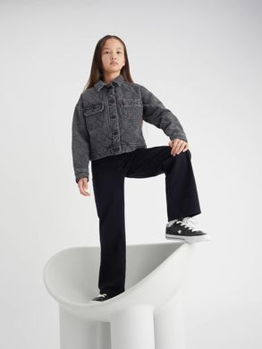 Джинсова куртка Levi's для дівчинки Темно-сірий (097 pvu d-grey (128 (8A))