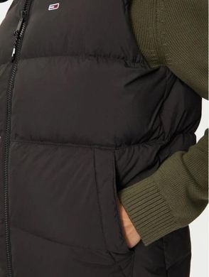 Пухова безрукавка Tommy Jeans чоловіча Tommy Jeans Чорна (DMODM20465 black lav25 (XL)