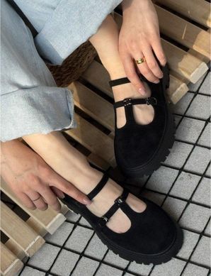 Туфлі з ремінцями жіночі Meideli Чорний (X6935 black (36 (23,5 см))