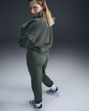 ШТАНИ ЖІНОЧІ НА ФЛІСІ NIKE SPORTSWEAR PHOENIX FLEECEMID-RISE SWEATPANTS Зелений (fz7626-338 green lav25 (S)