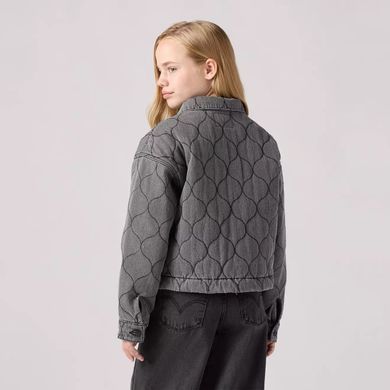 Джинсова куртка Levi's для дівчинки Темно-сірий (097 pvu d-grey (128 (8A))