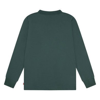 Лонгслив для мальчика Levis зеленого цвета с логотипом (706 pvu green (92 (2A))
