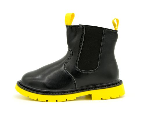 Демісезонні черевики для дівчинки BBT Kids Чорно-Жовтий (R5860 black-yell (29 (17,3 см))