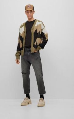 Джинси HUGO 340 Regular Fit denim Чоловічі Чорний (Hugo 340 black lav25 (34/32)