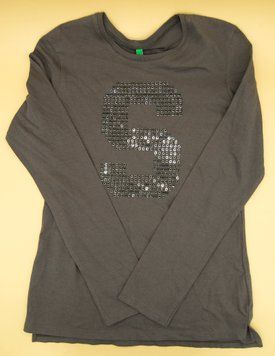 Кофта для девочки United colors of benetton Серый (Benetton S LK d-grey (8-9 years (140 см))