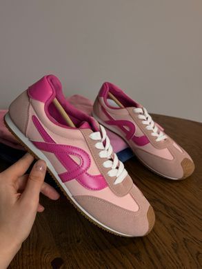 Кросівки, кеди в стилі Loewe жіночі Рожевий 36 (24 см) (2027 pink)