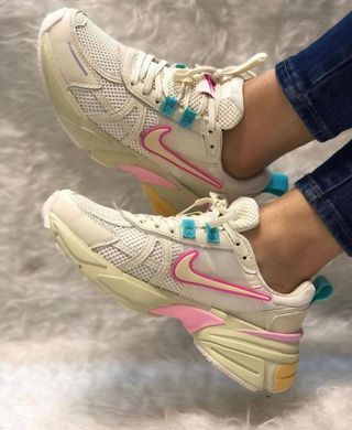 Кросівки Nike V2K Runtekk Beige Pink Blue жіночі No brend Бежевий (fdo0736 beige (37,5 (23,5 см))