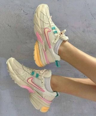 Кросівки Nike V2K Runtekk Beige Pink Blue жіночі No brend Бежевий (fdo0736 beige (37,5 (23,5 см))