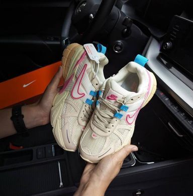 Кросівки Nike V2K Runtekk Beige Pink Blue жіночі No brend Бежевий (fdo0736 beige (37,5 (23,5 см))
