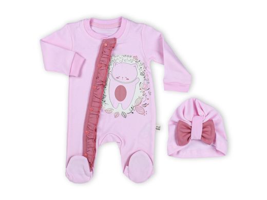 Боді для дівчинки Maibella Рожевий (MAI26-262 pink (6-9 months 69-75 см)