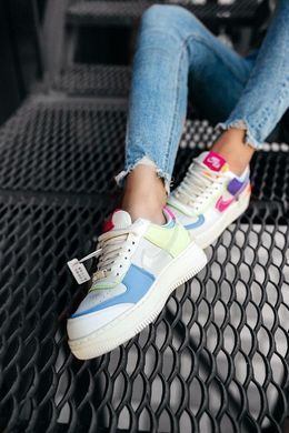 Кросівки Nike Air Force 1 Shadow жіночі No brend Різнокольоровий (b249-4 colors (36 (23 см))