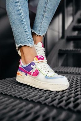 Кросівки Nike Air Force 1 Shadow жіночі No brend Різнокольоровий (b249-4 colors (36 (23 см))