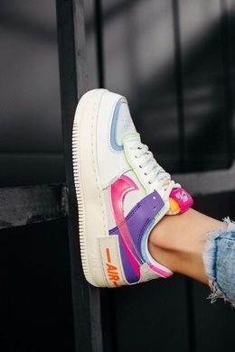 Кросівки Nike Air Force 1 Shadow жіночі No brend Різнокольоровий (b249-4 colors (36 (23 см))