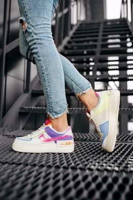 Кросівки Nike Air Force 1 Shadow жіночі No brend Різнокольоровий (b249-4 colors (36 (23 см))