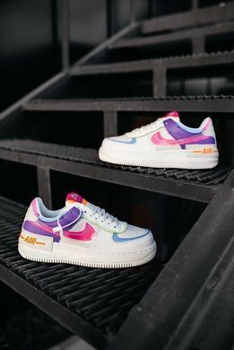 Кросівки Nike Air Force 1 Shadow жіночі No brend Різнокольоровий (b249-4 colors (36 (23 см))