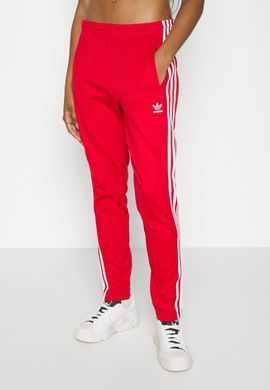 Спортивні штани Adidas Originals SST у великих розмірах жіночі Червоний (HD2105 red LPP (XL)