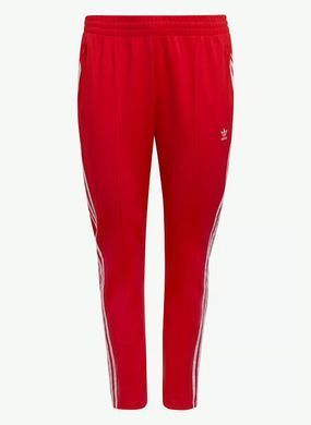 Спортивні штани Adidas Originals SST у великих розмірах жіночі Червоний (HD2105 red LPP (XL)