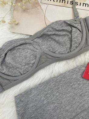 Бюстгалтер Бандо женский Tezenis Серый меланж (1FSN05 grey (80B)