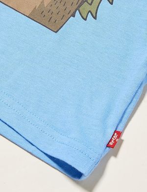 Лонгслив хлопковый Levi's для мальчика Синий 98 см (36 мес) (569 pvu blue)