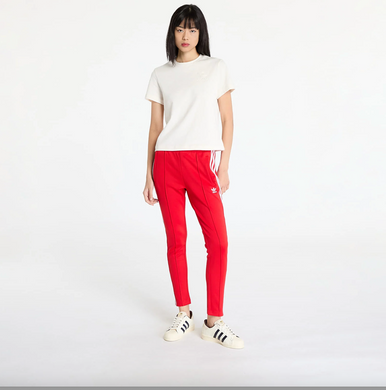 Спортивні штани Adidas Originals SST у великих розмірах жіночі Червоний (HD2105 red LPP (XL)